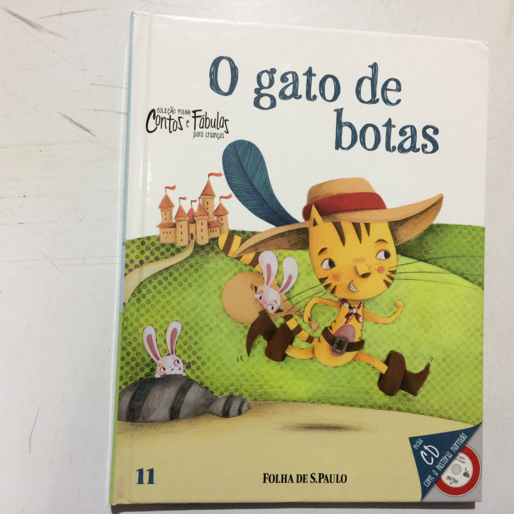 O Gato de Botas 11 Coleção Folha Contos e Fábulas para Crianças - COM ...