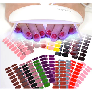 Adesivos De Unhas UV Em Gel , Fototerapia Semicurada , À Prova D'água E Duráveis (Precisa De Luz Para Endurecer)
