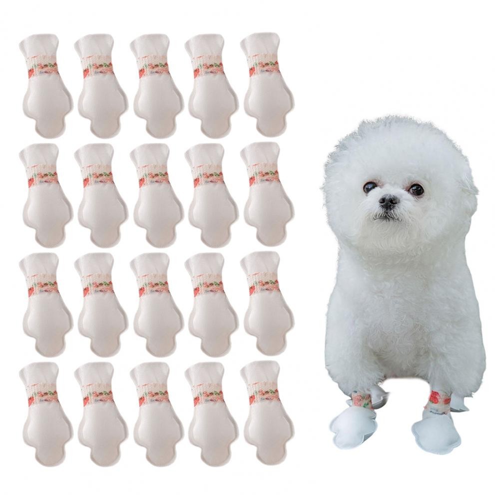 20 Pcs Sapatos Para Cães Shih Tzu Descartáveis Médios E Pequenos À ...