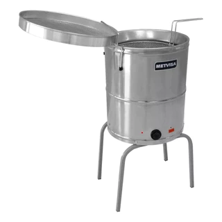 Fritadeira Industrial Fritura 38 Litros 60 Hz Metvisa 220v em Oferta na Shopee