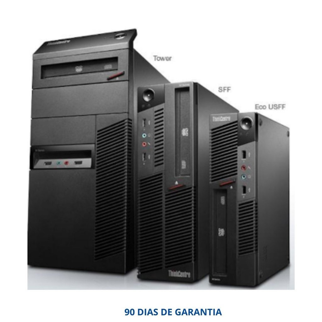 Computador CPU Desktop Lenovo Think Centre M90 i3 1ª/4GB/500GB | Shopee ...