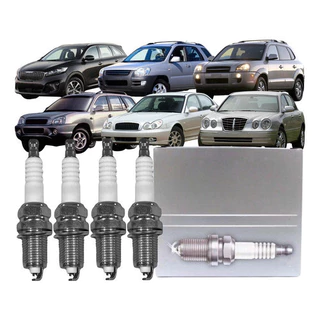 Jogo 04 Vela Ignição Ngk Santa Fé Sonata Tucson em Oferta na Shopee