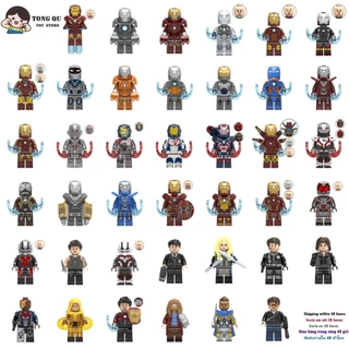 Super-Herói Minifiguras Homem De Ferro Bloco De Construção Bonecos Modelos Colecionáveis Brinquedos De Aniversário