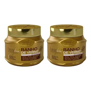 Forever Liss Kit Banho De Verniz 2x Máscara 250g