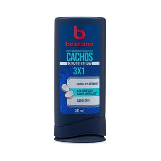 Condicionador Cachos Masculino Hidratante Bozzano 200Ml