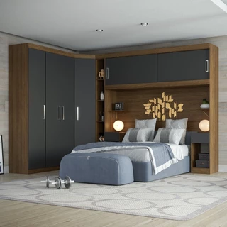 Guarda Roupa Modular Ponte 2 Portas 2 Gavetas Gênova Plus 