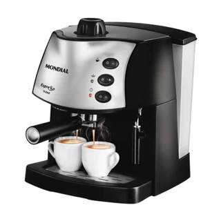 Cafeteira Expresso Coffee Cream C-08 1850-01 Preto Inox 127v - Mondial