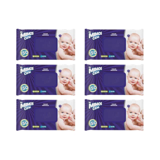 Kit 6 Lenco Toalha Umidecido Aloe Vera 150Uni. My Mimos Care