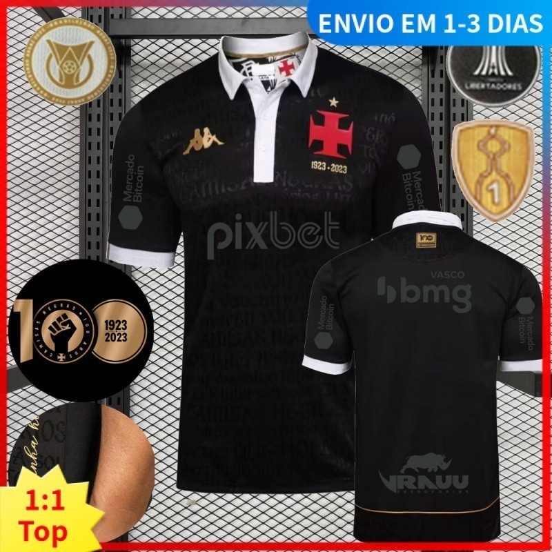 3 Vasco 100 ° 2023-2024 Camisa Personalizada De Alta Qualidade 3 1 : 1