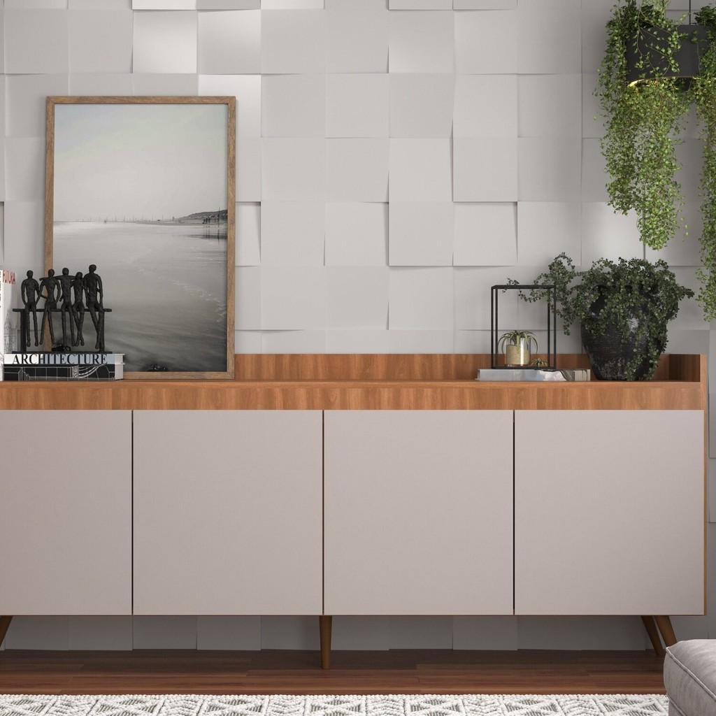 Buffet Retrô 4 Portas 180 Cm Edi Yescasa