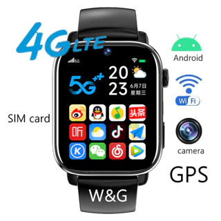 smartwatch Relógio Inteligente I1 Com slot SIM E WiFi Câmera GPS Android 4G À Prova D