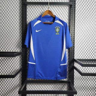 Retro 2002 Brasil Fora S-XXLThai Versão Da Camisa De Futebol 1 : 1
