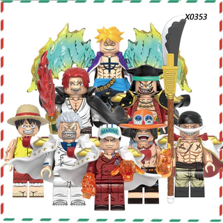 Presentes Para Crianças Brinquedos Anime Luffy Zoro minifigure Modelo De Montagem De Blocos De Construção De