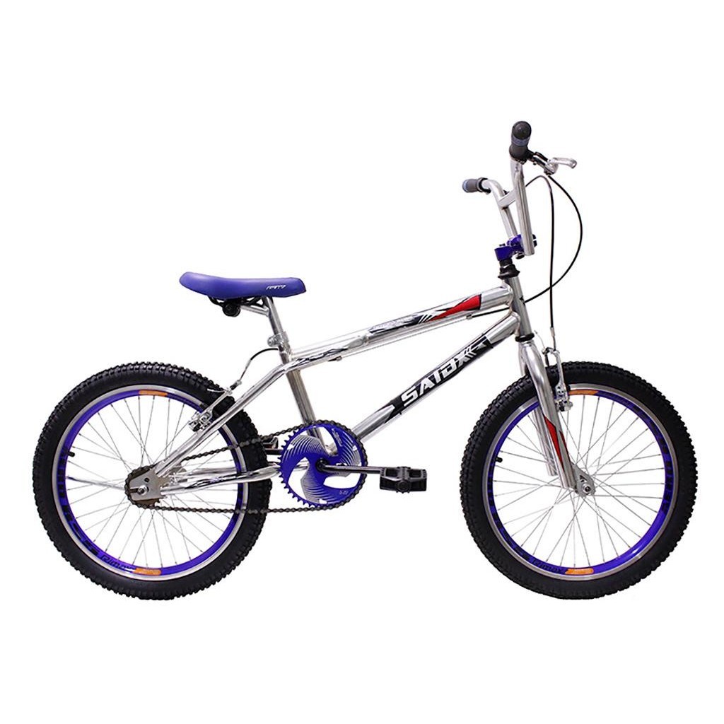 Bicicleta Infantil Aro 20 Bmx Cross Freestyle Cromada Aro Aero