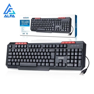 TECLADO COM FIO USB ABNT2 Padrão Brasileiro Escritorio