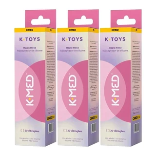 Kit 3 und Massageador de Silicone K-Toys Magic Mexe em Oferta na Shopee
