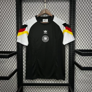 Alemanha Seleção Nacional Da Novo 2024-25 UEFA Euro Vintage Men's Sports Jersey Tamanho S-XXL