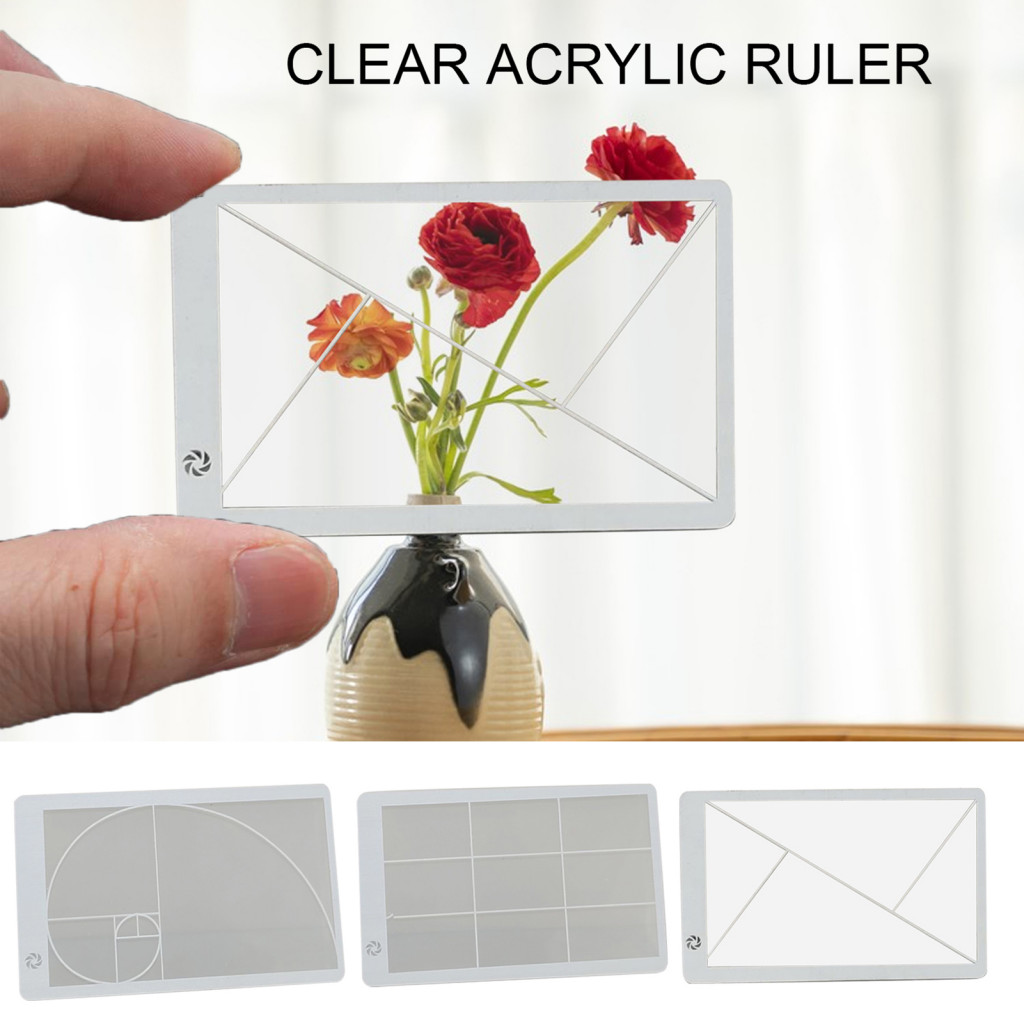 Lightweight Viewfinder Ruler Golden Ratio for Photography Drawing ...