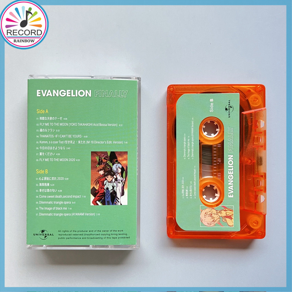 EVA EVANGELION FINALLY Neon Genesis Evangelion Fita K7 Cassette