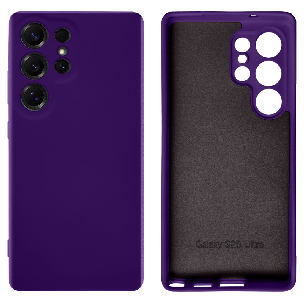 Capinha Para Galaxy S25 Ultra Silicone com Proteção Câmera Lisa