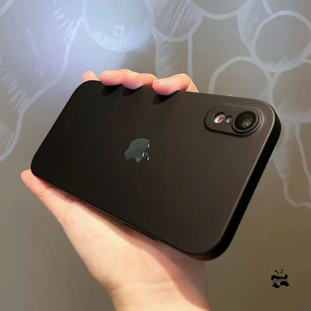 Capa preta fosca Apple xr iPhone11 Ultra-Thin iPhone 7Plus, 8plus Capa dura xs max All-Inclusive 11 Proteção de filme de lente 12 Homens Mulheres 13