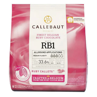 Chocolate Gotas Ruby 400 gr Callebaut