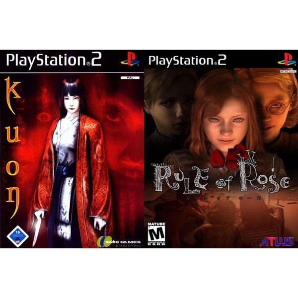 Kit Kuon + Rule Of Rose com 2 Jogos (PS2) kit