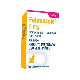 Felimazole 5mg - 100 Comprimidos - Dechra