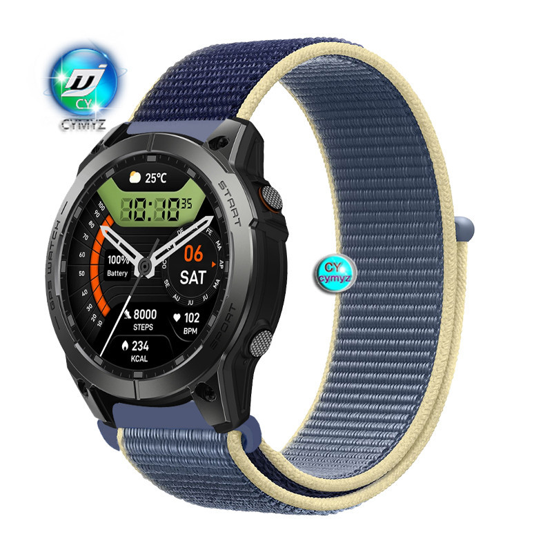 Zeblaze Stratos 3 Pro Pulseira De Nylon Para GPS Smartwatch Relógio Inteligente Esportiva