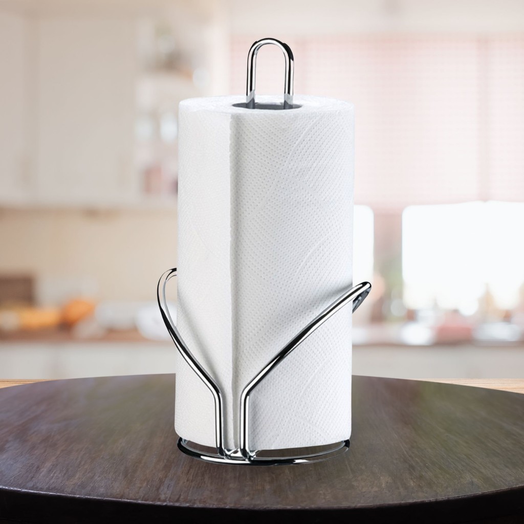 Suporte para papel-toalha Future com rolo organizado verticalmente