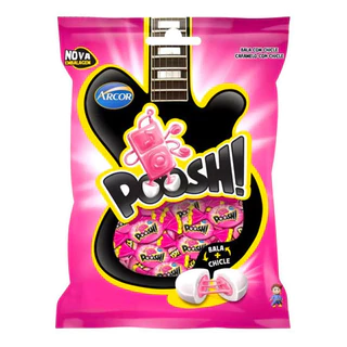 Bala Dura Chicle Poosh Tutti Frutti 500gr Arcor