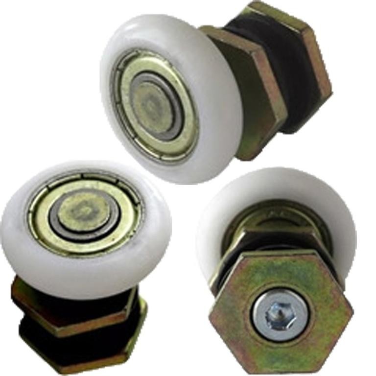 Kit c/ 10 Roldanas Excêntricas p/ Box 1125E Porta Vidro Box Banheiro Janela Blindex