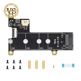 X1001 M . 2 Placa De Expansão NVME SSD Para Raspberry Pi 5 PCIE 2280 2242 2230 Adaptador Fácil Instalação De Usar