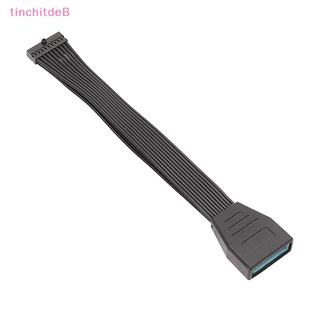 [TinchitdeB] Cabo De Extensão Do Cabeçote USB 3.0 De Perfil Baixo Adaptador Interno Da Placa Mãe 19/20 Pinos 5.9 Polegadas [Novo]