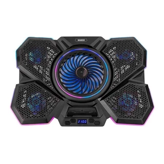 Base Para Notebook Mancer Kadmus, Ate 17 Pol, Preto, MCR-KDMS-BL01