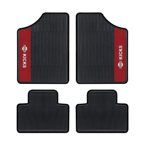 Tapete Personalizado Automotivo Nissan Kicks Lado Vermelho
