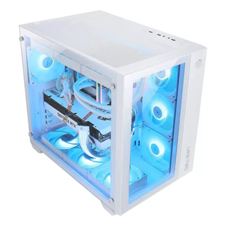 Gabinete Liketec Gamer Zeus V2 Snow Aquario SEM FAN