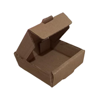 100 Caixas De Papelão kraft Bijouteria 8x8x3 Montável