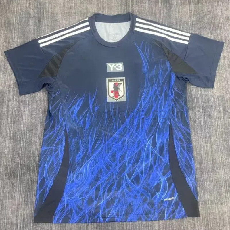 Emissão Do Ventilador | 2024 Seleção Nacional Japão Home Jersey Y3 Blue Flame Special Version S-2XL