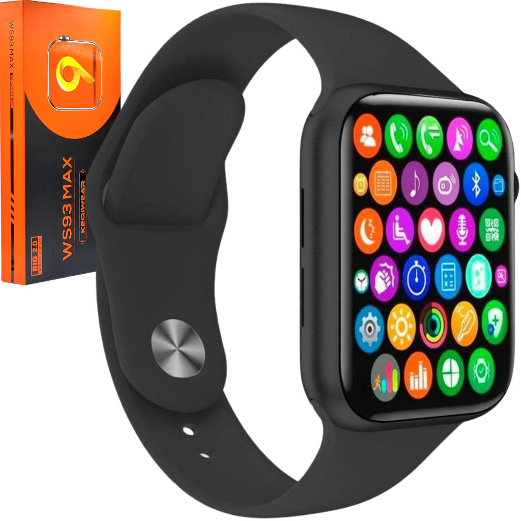Smartwatch Ws93 Max Com Tela Infinita Masculino E Feminino. | Shopee Brasil