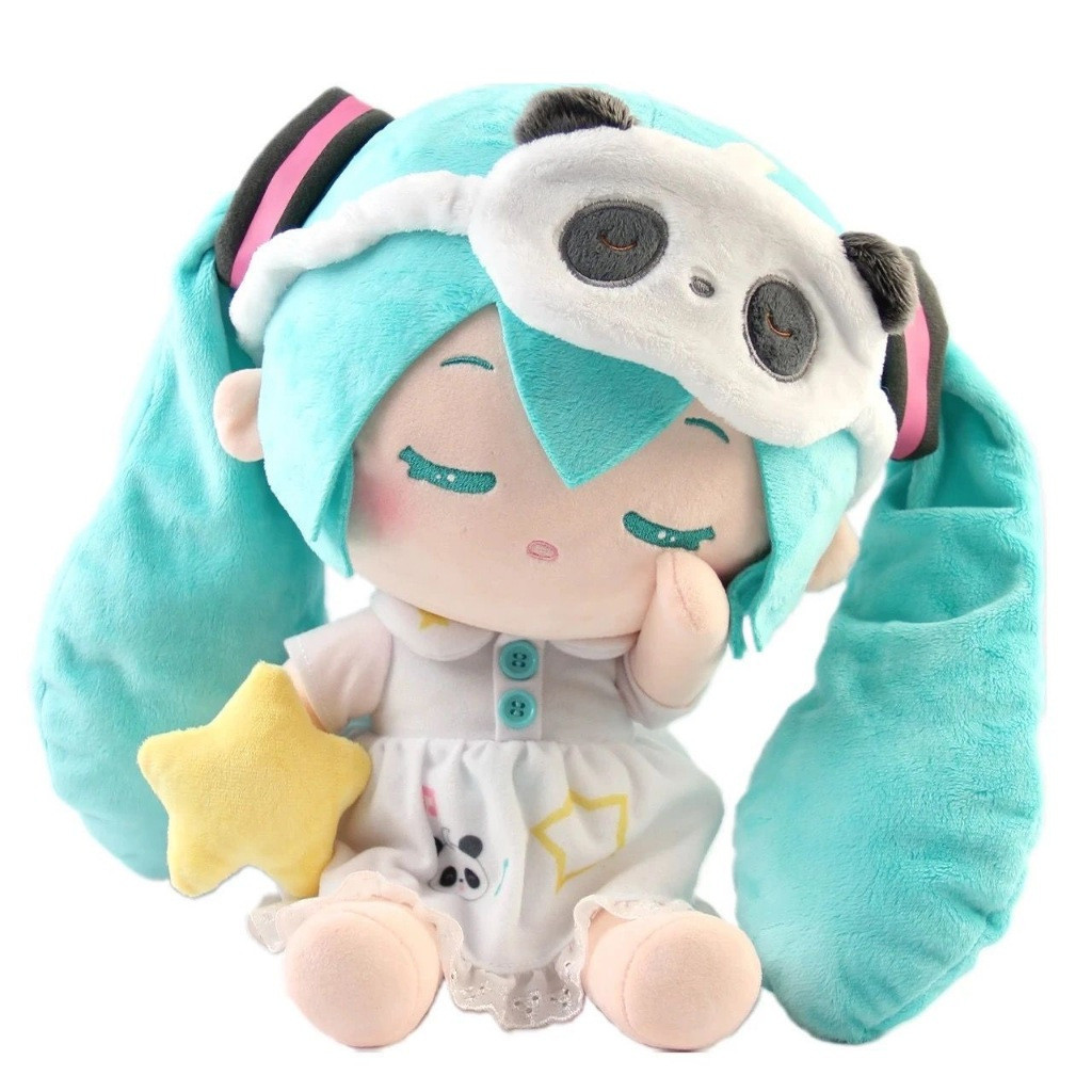 30cm Boneca de Pelúcia Hatsune Miku Dormindo Posição em Pé Presente de Aniversário Acgn Brinquedo