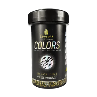 Comida Para Peixe Poytara Colors Black Line Premium 35g