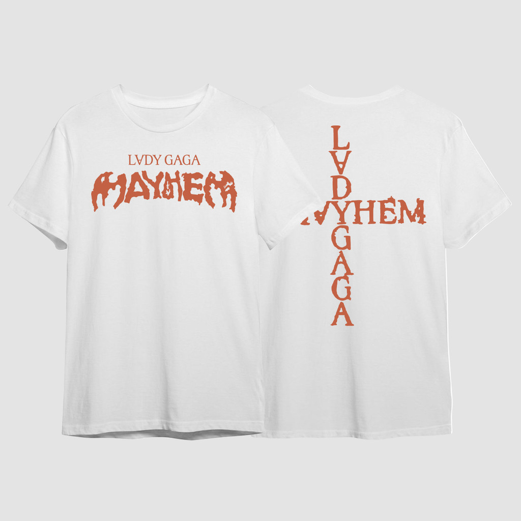 Camiseta Lady Gaga Álbum Mayhem Diva World Tour 2025 Pop Rio Die