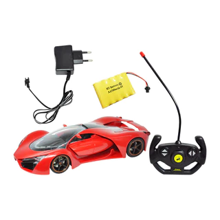 Carrinho De Controle Remoto Recarregável Esportivo Sem Fio Grande Carro Com Luz Brinquedo Menina Menino