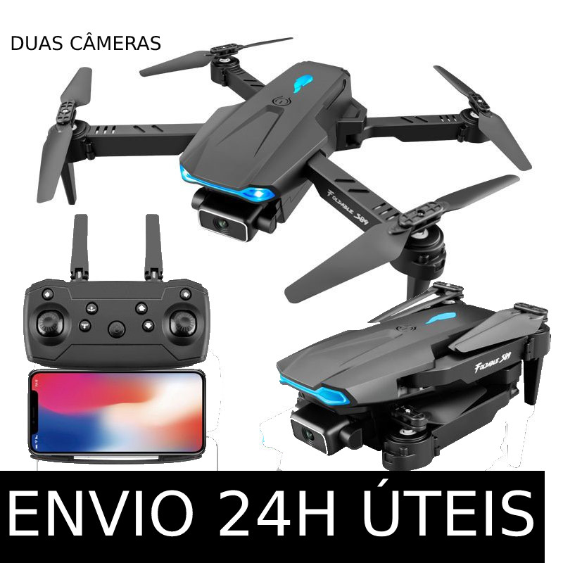 Drone Profissional S89: Câmeras HD, Estabilidade Superior e Voo 360º ...
