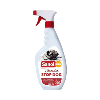 Educador Treinador Caes Gatos Spray Stop Dog Sanol Dog 500Ml
