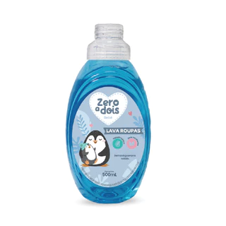 Lava Roupas Infantil Baby Zero Dois Hipoalergenico 500Ml