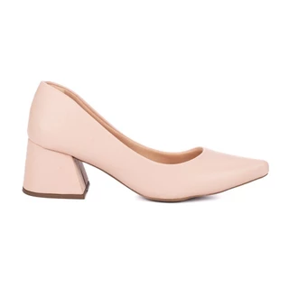 Sapato Scarpin Moda Feminina JJOJO Flávia Napa Conforto Premiun