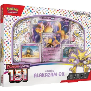 Box Pokémon Coleção 151 Alakazam Ex