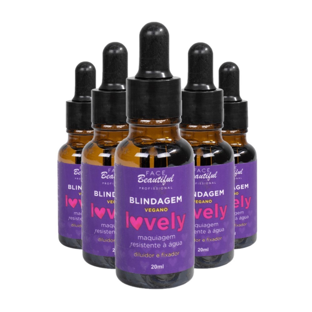 6 Blindagem Lovely Vegano FB391 Face Beautiful | Shopee Brasil